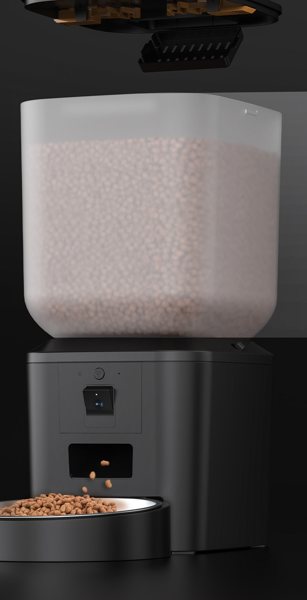 Camera pet feeder