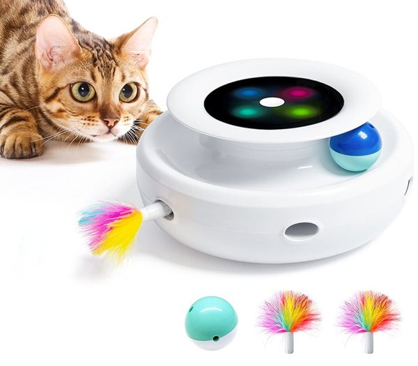 2-in-1 smart cat toy