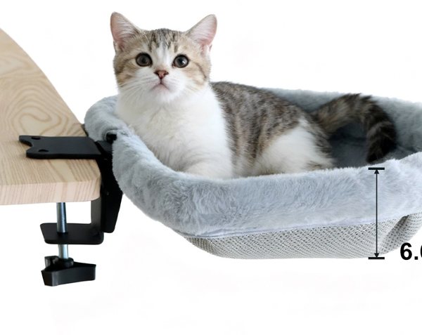 Cat desk bed