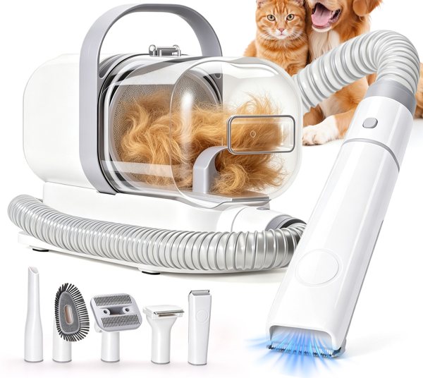 Grooming vacuum kit