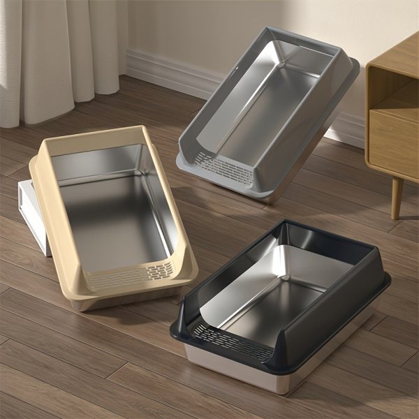 Stainless litter box