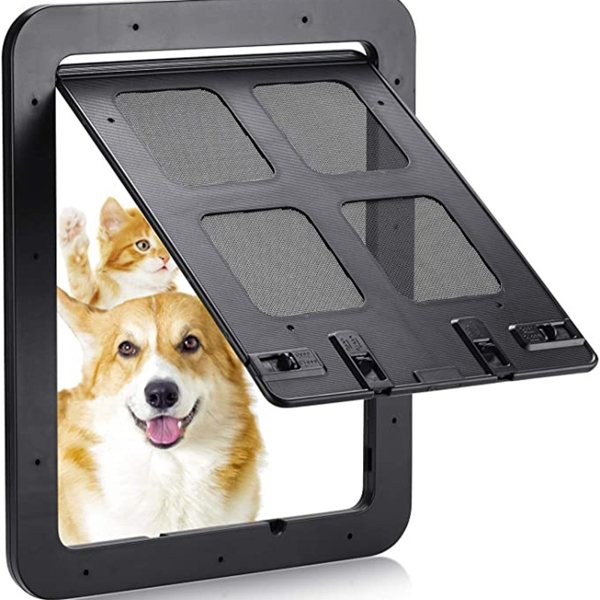 Pet screen door flap